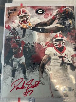 Deandre swift signed