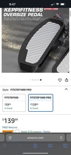 Stepper Maybe Used Once Cost $140