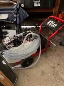 NorthStar 13-Gal Soft Wash System (4 GPM / 60 PSI) + Brand New Spare Pump!