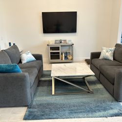2 Loveseats Like-New