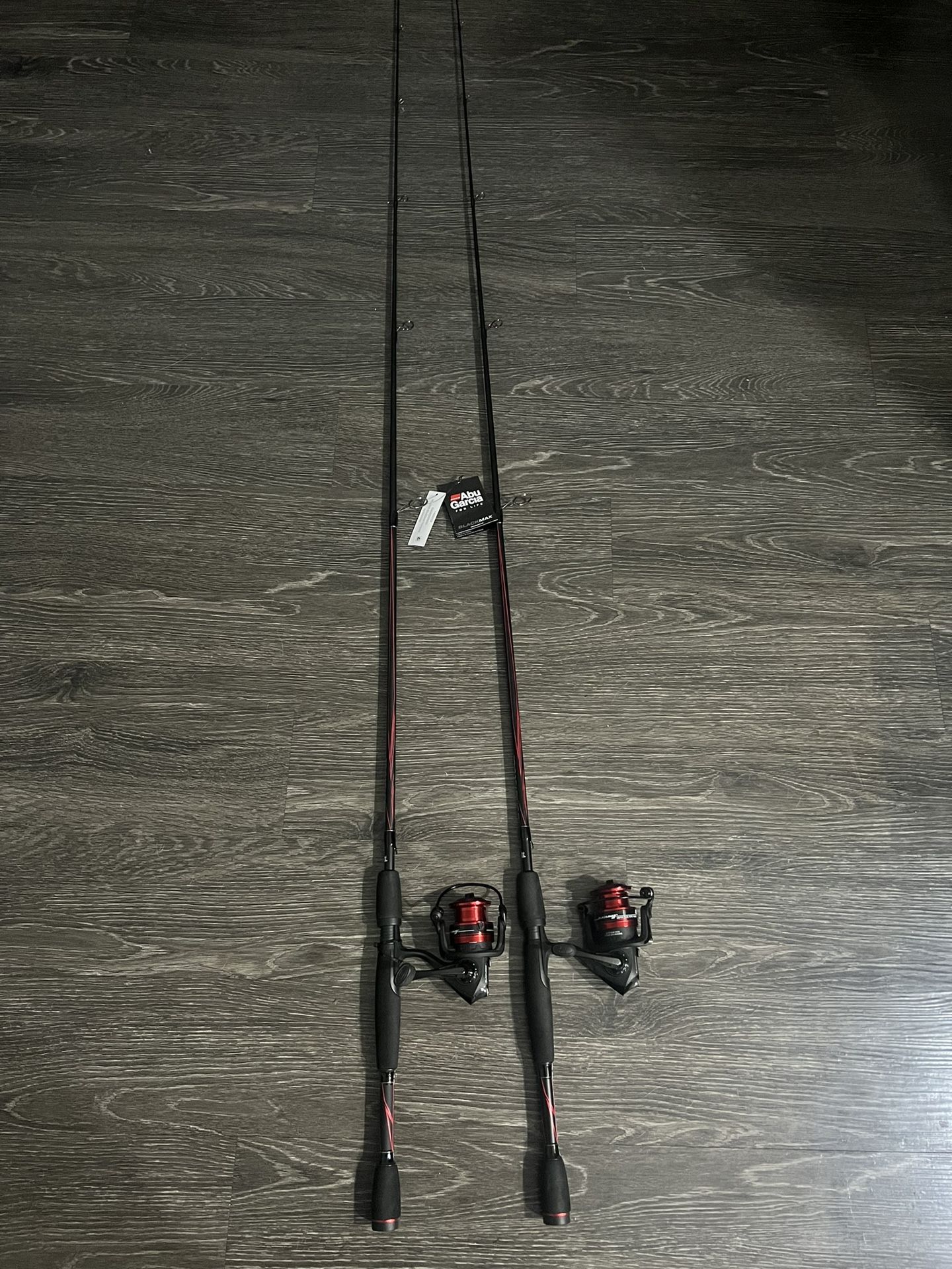 Abu Garcia Black Max Spinning Combo, 6'6" Medium Fishing Rod, 30 Size Reel