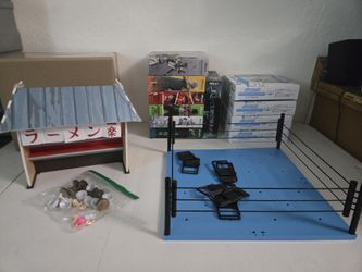 Sh figuarts naruto Ramen set and stage ring corners x4