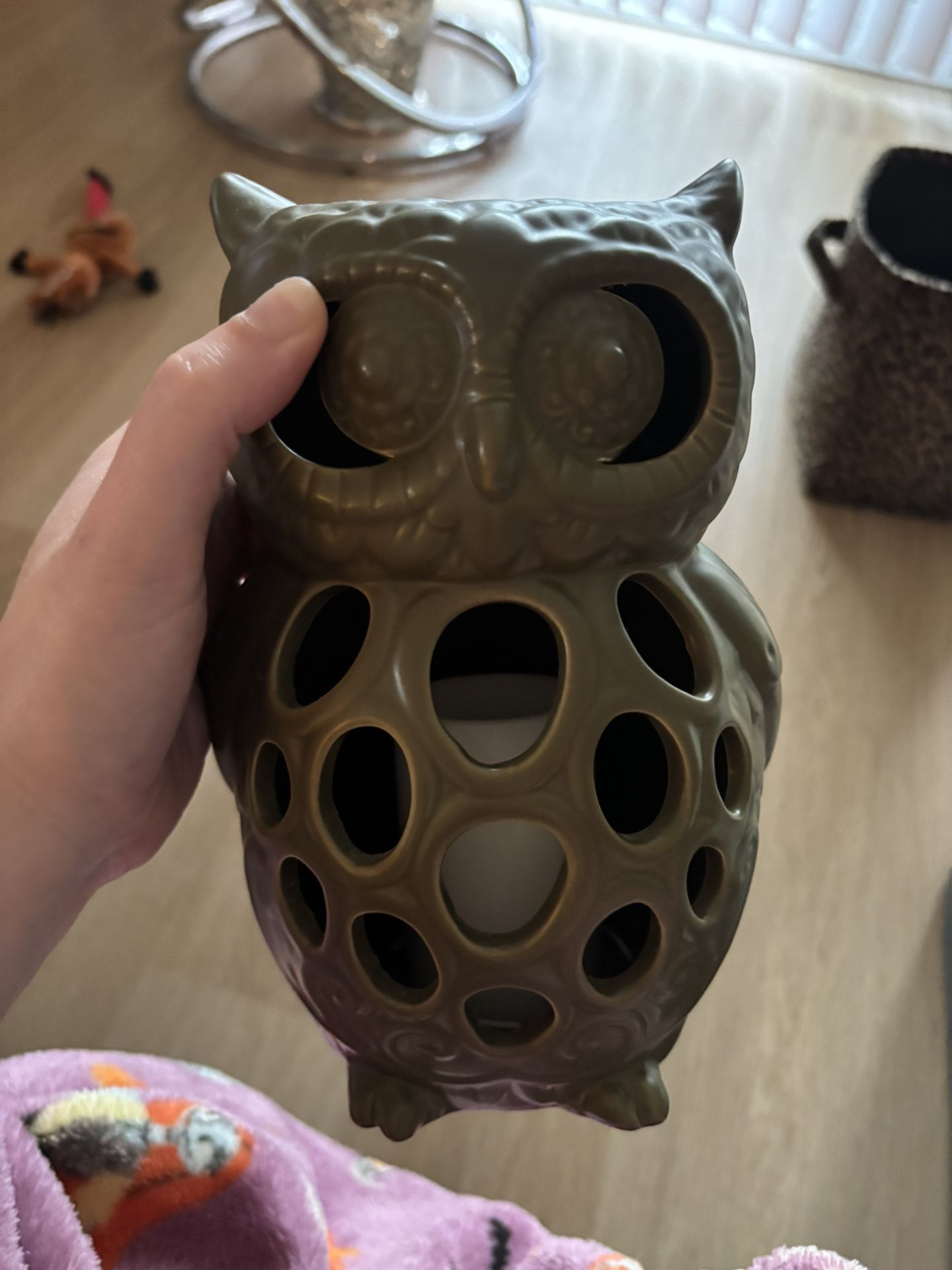 Owl Ceramic Lantern