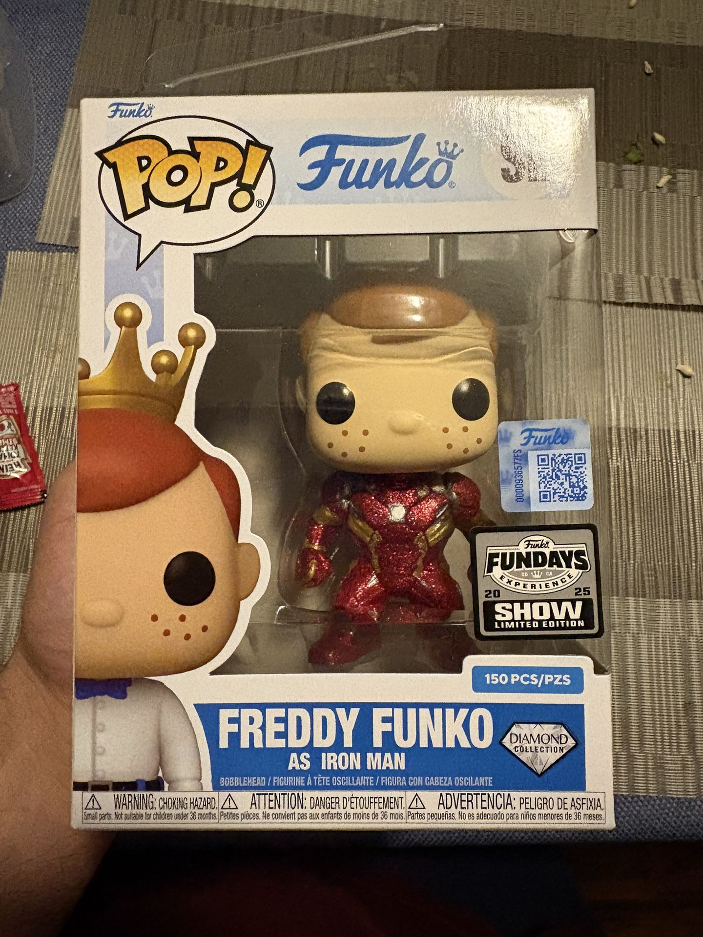 Freddy As Iron Man 150pcs Fundays 2025