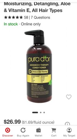 PURA D'OR Advanced Therapy Conditioner, 24 OZ