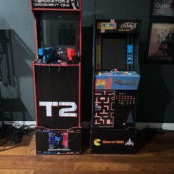 T2 / Ms PAC Man /galaga Plus Arcade Neon Sign Bundle