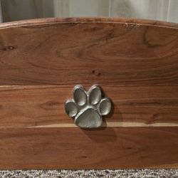 Wooden Dog Toy Box