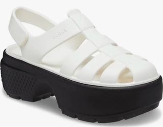 Brand new - Crocs Unisex White Fisherman Coastal Casual Chunky Platform