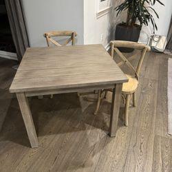 RH Kids Cafe Table And Chairs