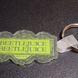 New Beetlejuice Beetlejuice Movie 2 Keychain
