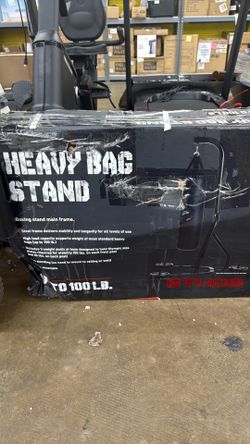 ETHOS Heavy Bag Stand – Free Standing Boxing Punching Bag Stand (Up to 100 lb Heavy Bag)