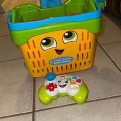 Leap Frog Count Along Grocery Basket & Scanner