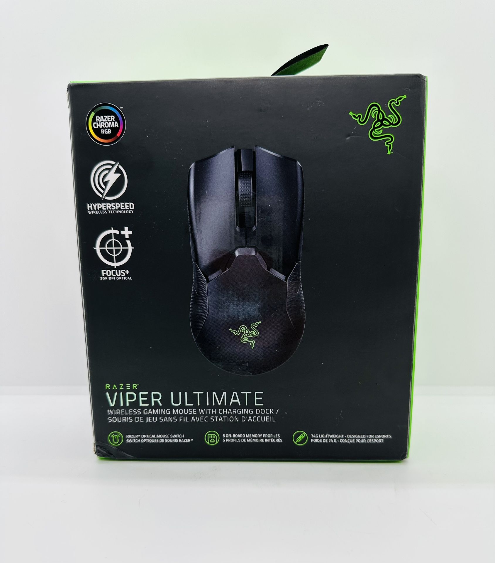 Razer Viper Ultimate Wireless Gaming Mouse with Charging Dock