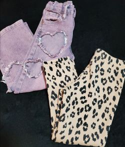 5T Girls Pants Both for $5