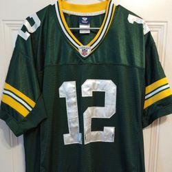 Vintage Aaron Rodgers Green Bay Packers Jersey 48 Large Preowned #12