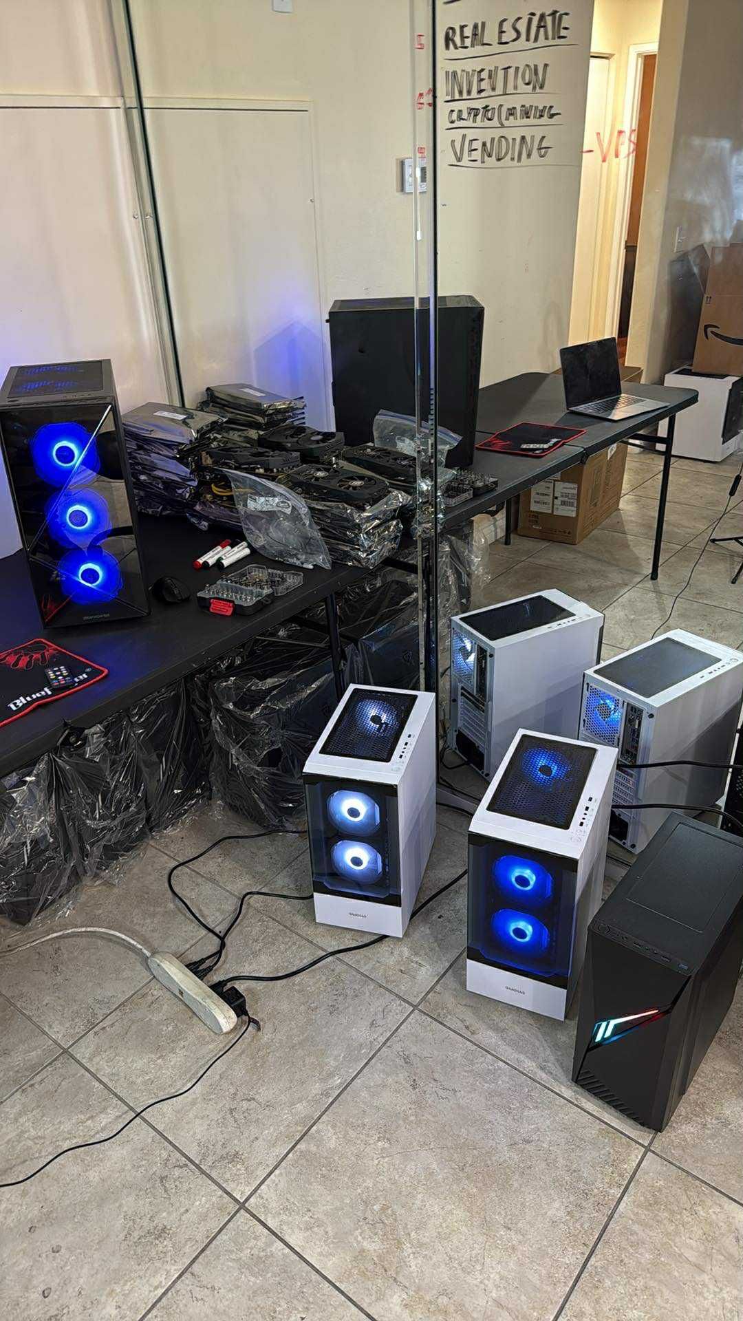 New Custom Gaming PC White RGB