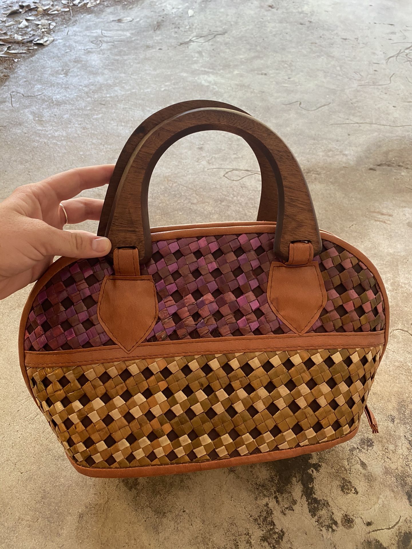 Antique Woven Purse