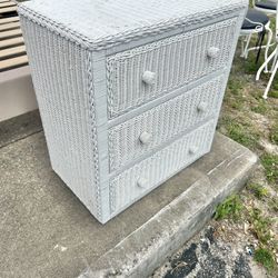 Wicker Chest Dresser