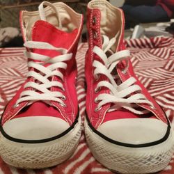 Red High Top Converse