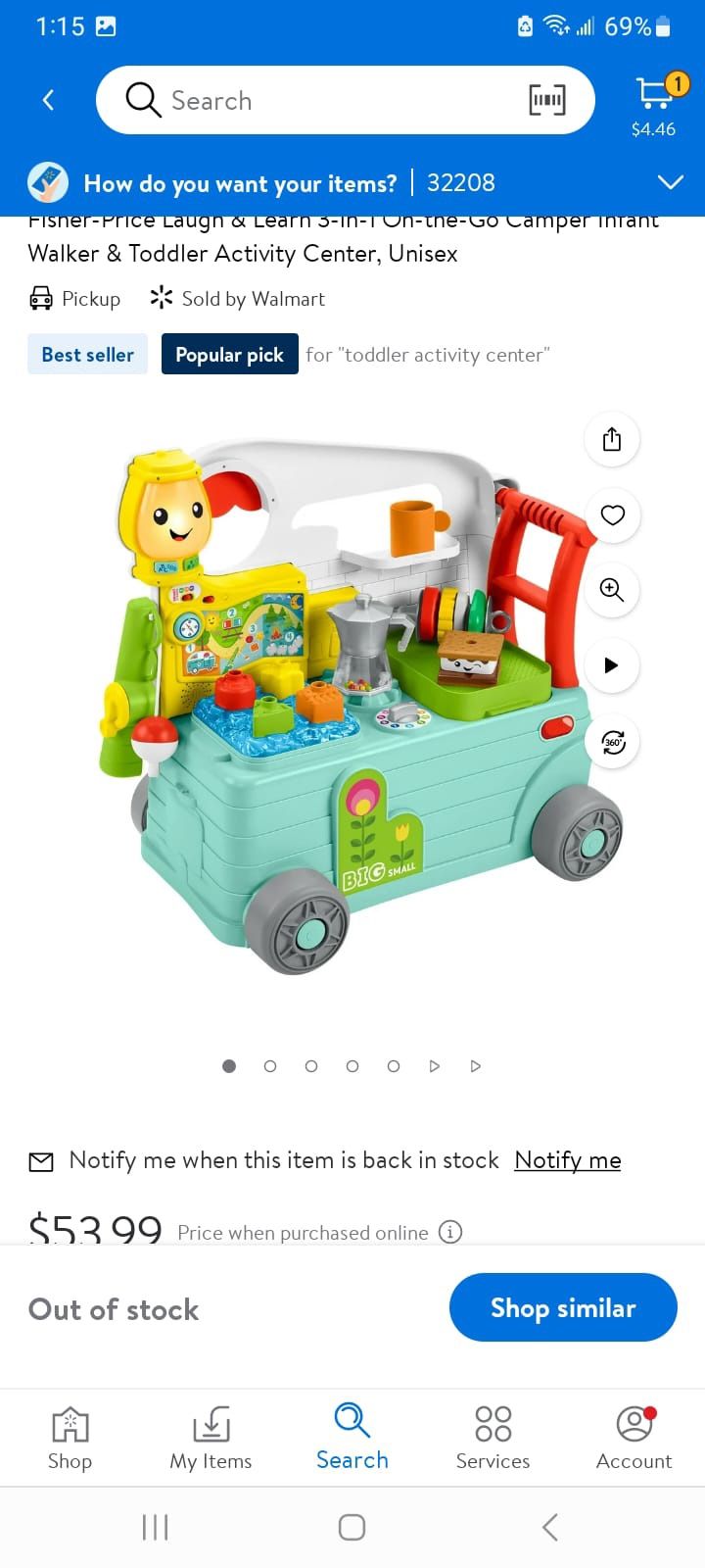 Fisher Price Camper Walker