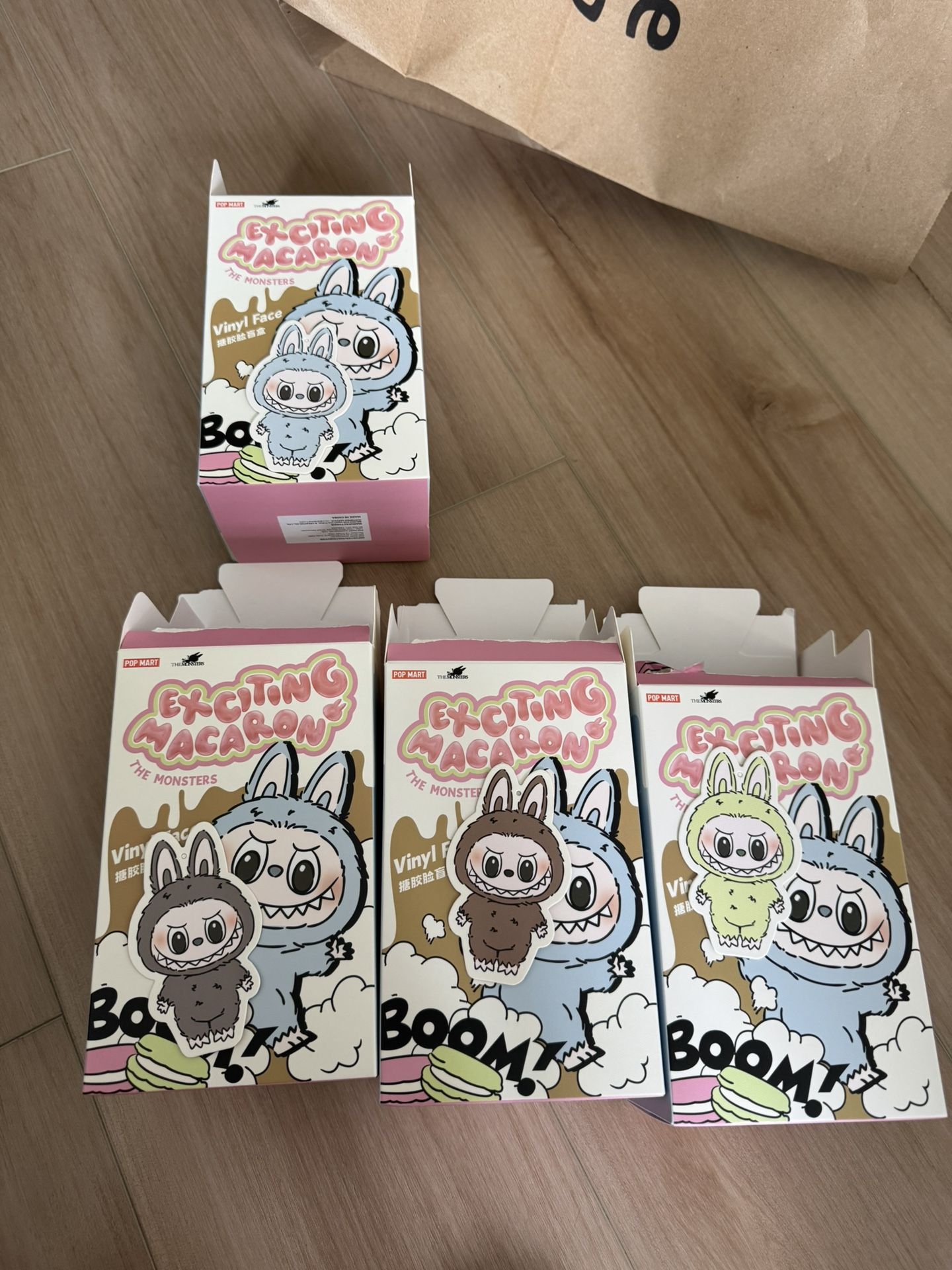 Authentic Labubu exciting macaron plush blind box