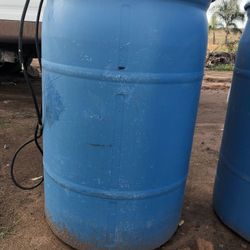 25g closed top blue plastic drum