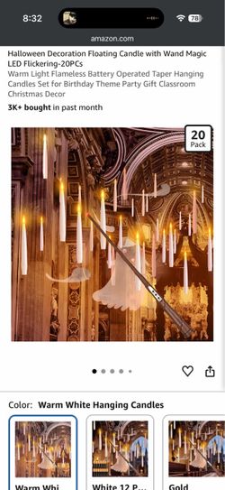 $10 Floating candles