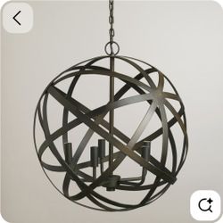 Orb Metal (Bronze) Chandelier 