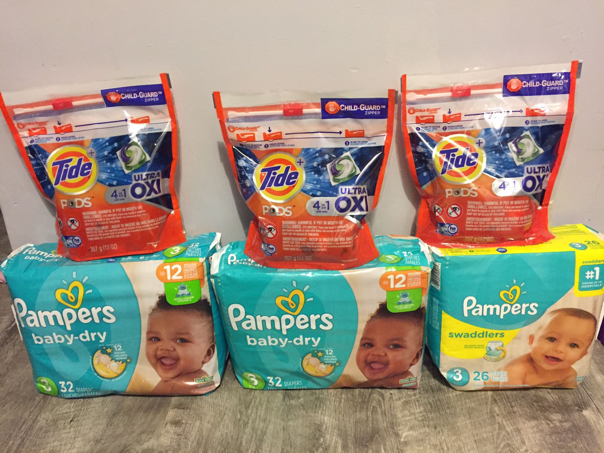 Pampers size 3 bundle for $32/ pick Up Gahanna Firm price