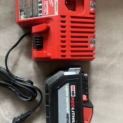 Milwaukee M18 HD Red Lithium 12.0 Battery And New Charge 