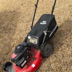 Craftsman Lawnmower With Bagger And Gas