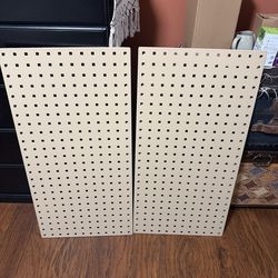 Peg Boards With All Kinds Of Adapters