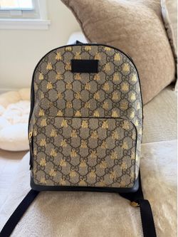 Gucci Gold Bee Backpack