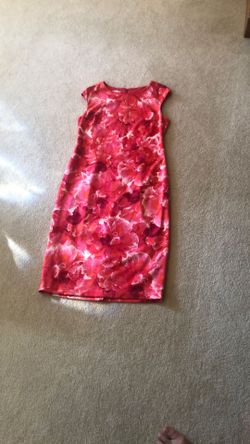 Ladies Straight Floral Dress