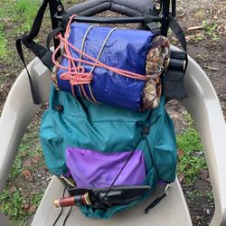 Camping Backpack With Lots Of Extra