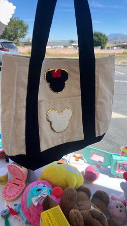 Small Tote bag- Minnie Mouse badge