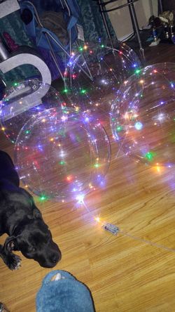 LED BALLOONS.