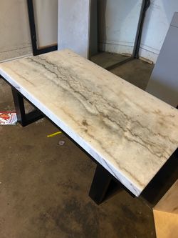 Marble coffee table