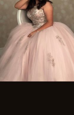Designer Morilee dress  size 8 with corset .
