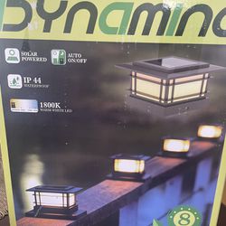 Led Post Lights Dynaming 8 Pack Solar 