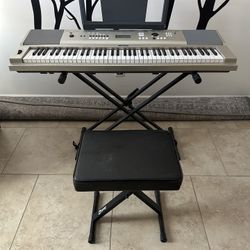 Yamaha YPG-235 Keyboard w/ Stand & Bench – Great Condition