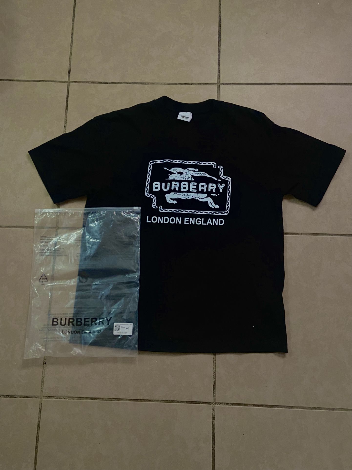 Black Burberry T-shirt