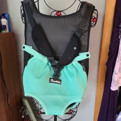 Turquoise Pawaboo Pet Carrier/ Backpack