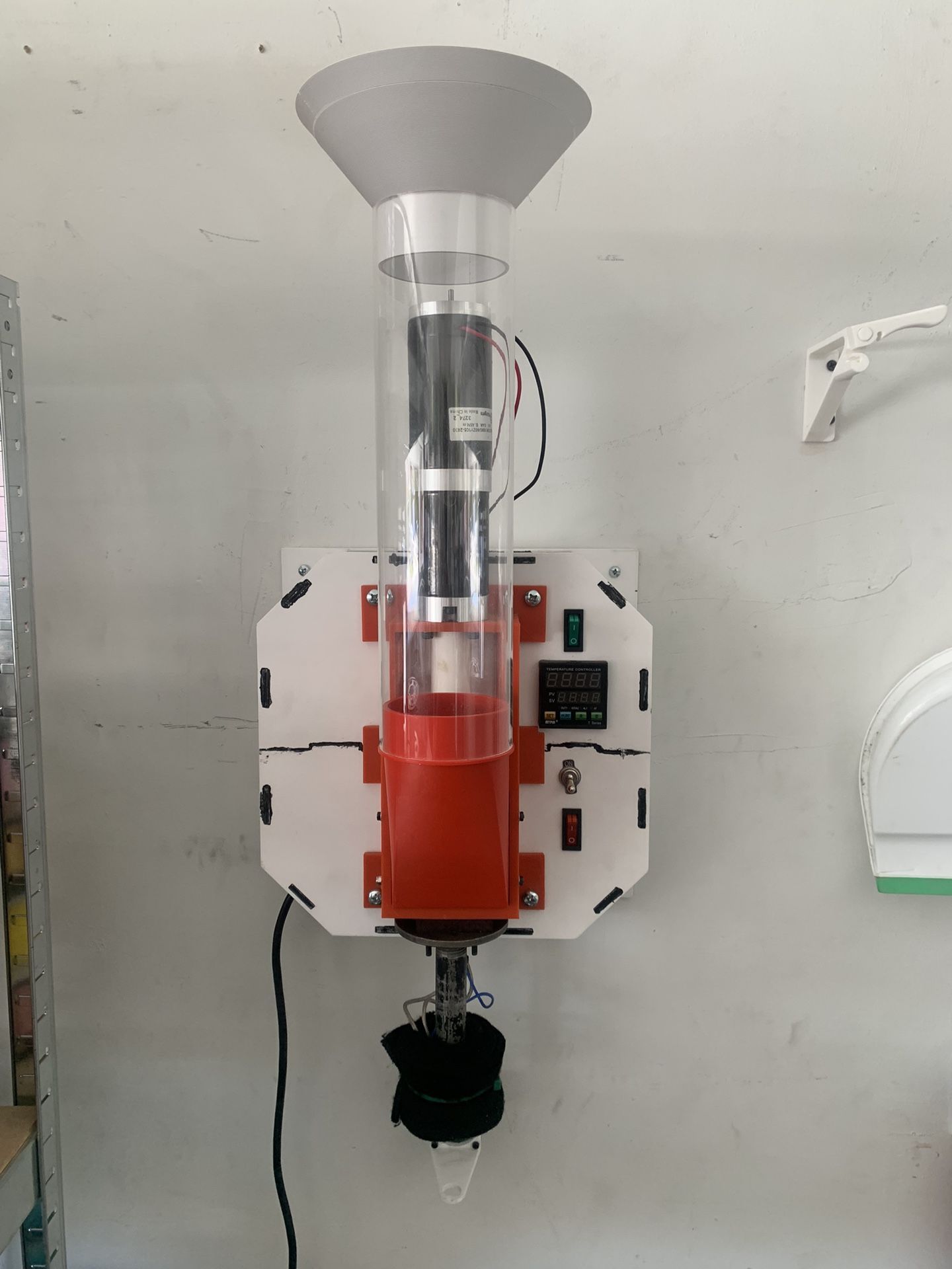 3D Printer Filament Maker With Automatic Plastic Shredder Mini - Handcranked Shredder
