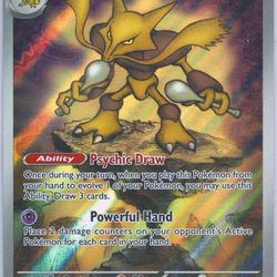 Pokemon Card Alakazam