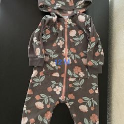 Baby Girl Hooded Pjs