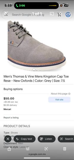 Mens shoes