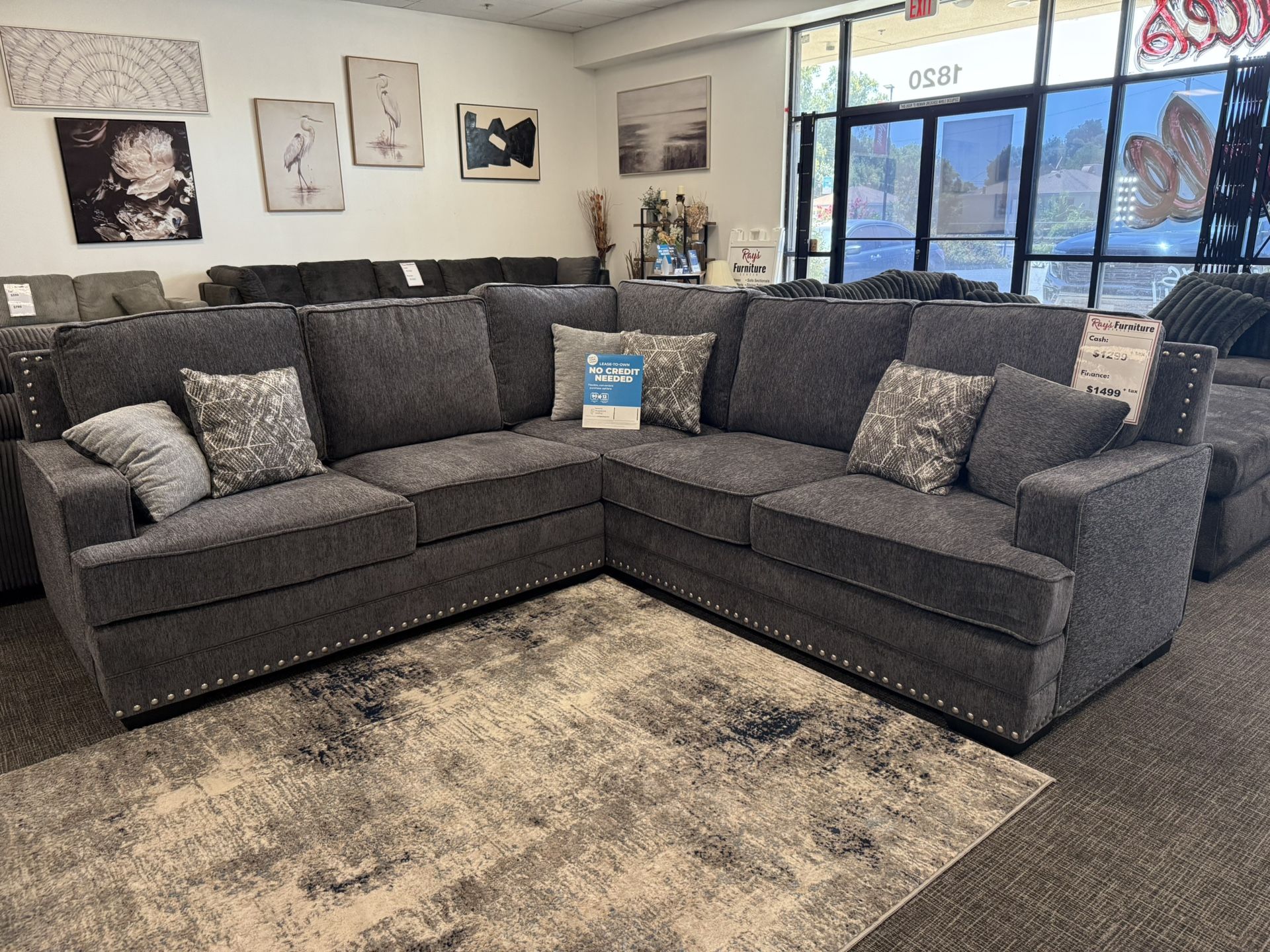 ποΈ Modern Gray Sofa Sectional β $1299 Deal!