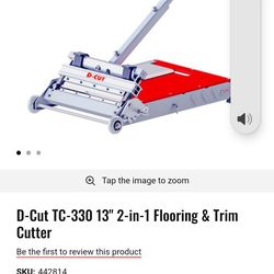 D-Cut TC-330 13" 2-in-1 Flooring & Trim Cutter
