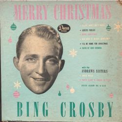 BING CROSBY 1945 MERRY CHRISTMAS Decca Records Set